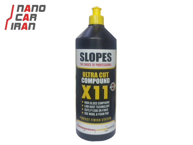 پولیش زبر یک لیتری اسلوپس X11 SLOOPS X11 Heavy Cut Polish 1L